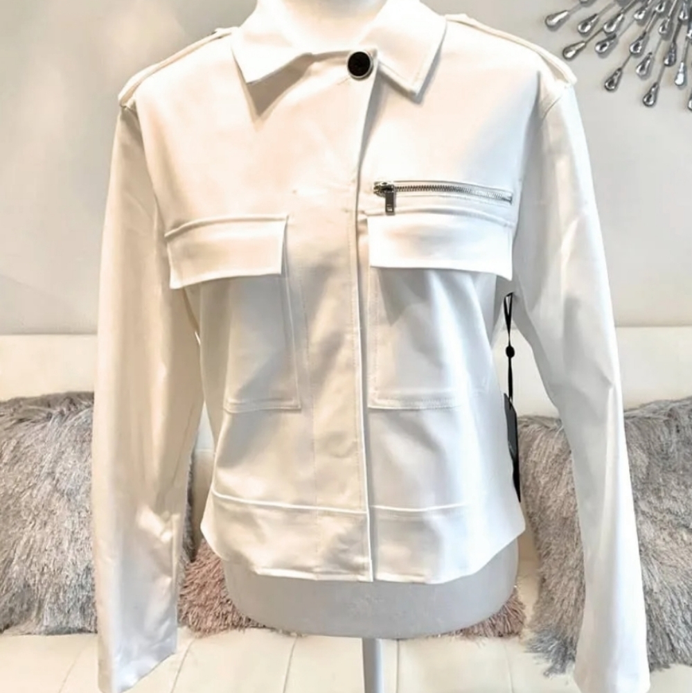 DKNY Collared Utility Jacket- Size: Small